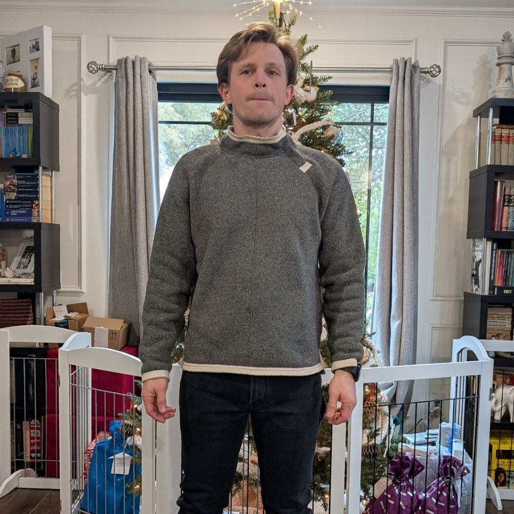 Vollebak Garbage Sweater; Men; Small; Grey